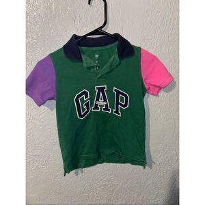 Gap Kids Logo Pique Polo Shirt